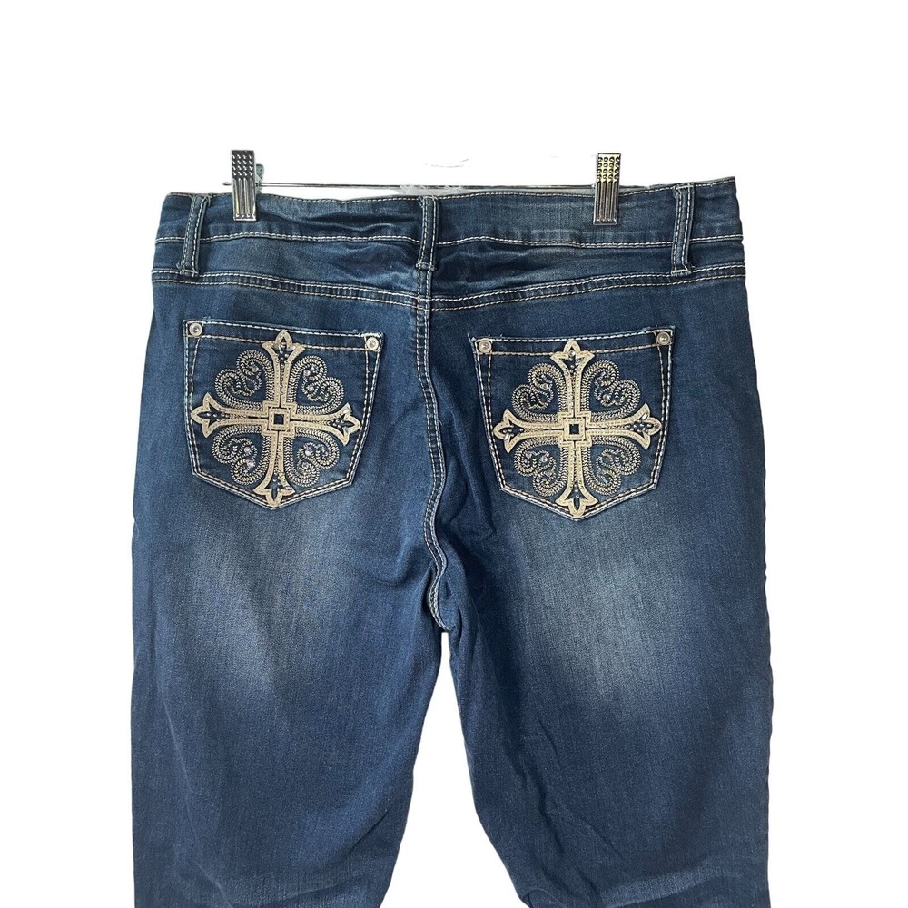 Hydraulic Jeans Women's Size 10 32x30‎  Nolita Micro Embroidered Pockets Bootcut